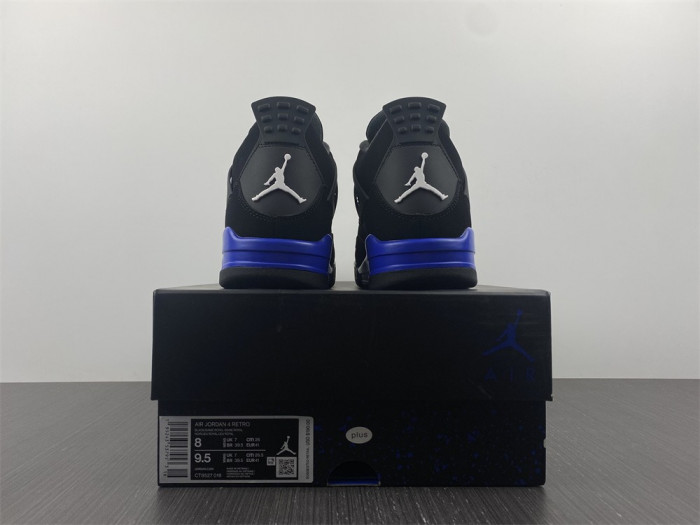 AIR JORDAN 4 RETRO BLACK GAME ROYAL