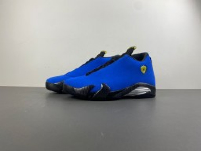 Air Jordan 14 Retro ''Ferrari'' Blue Black IF5015-407