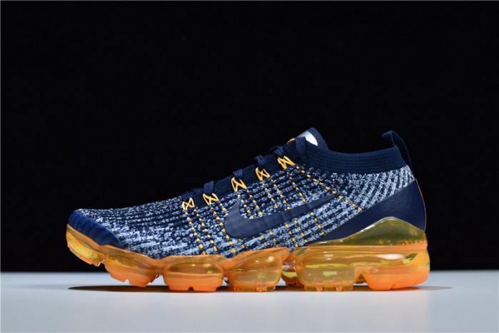Nike Air VaporMax Flyknit 3 Navy Orange AJ6900-400