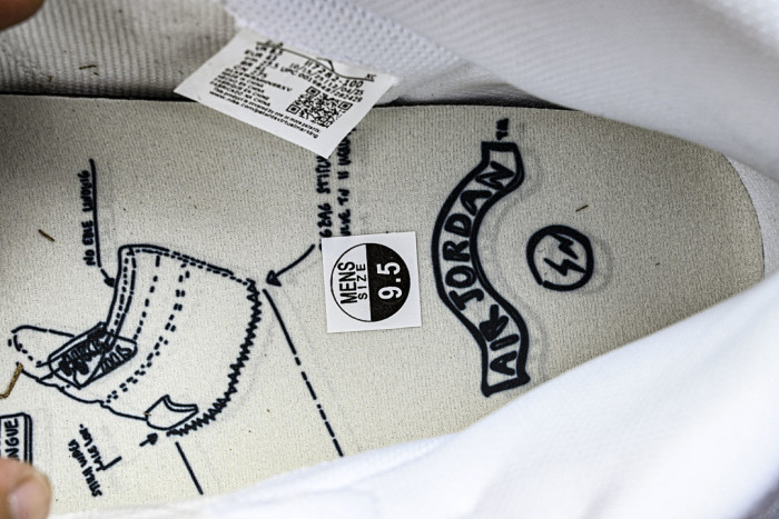 Union x Fragment x Air Jordan 1 High OG White / Black II7282-100