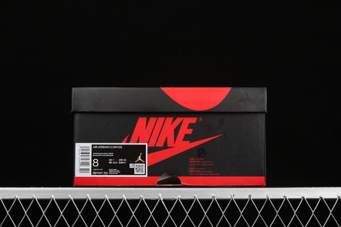 Jordan 1 Retro Low White Ghost Green Black DM7837-10R