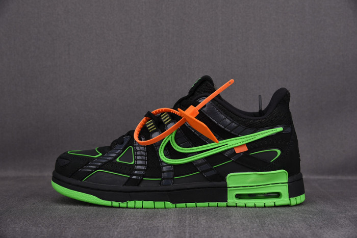 OFW x Nike Air Rubber Dunk “Green Strike” CU6015-001