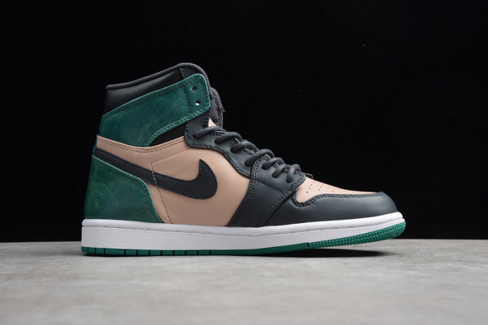 Jordan 1 Retro High Bio Beige Anthracite Mystic Green (W) AH7389-203