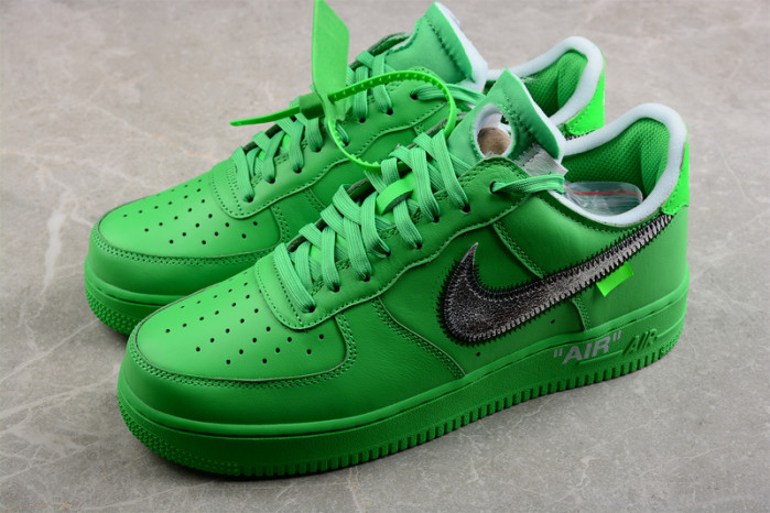 OFW x Nike Air Force 1 Low “Light Green Spark” DX1419-300