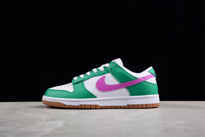 Nike Dunk Low White Stadium Green Fuchsia (Women''s) FD9922-151