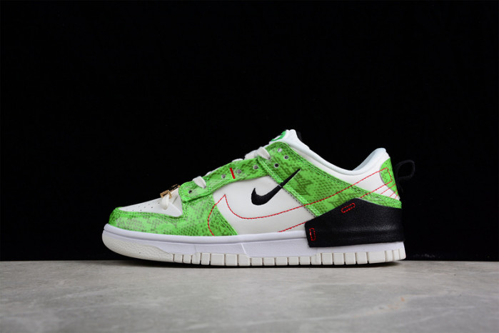 Nike Dunk Low Disrupt 2 Just Do It Snakeskin Green (W) DV1491-101
