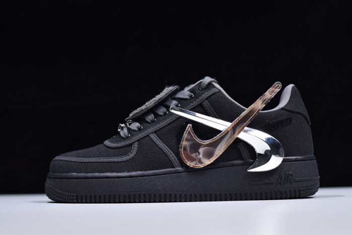 Travis Scott Nike Air Force 1 BLACK AQ4211-001