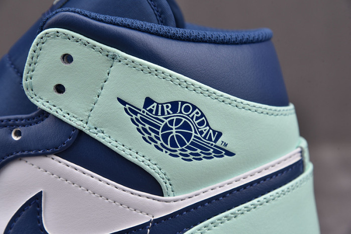 Jordan 1 Mid Mystic Navy Mint Foam 554724-413