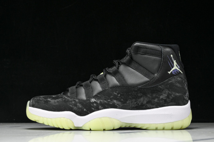 Air Jordan 11 Retro Black Barely Volt (GS) IB1378-001