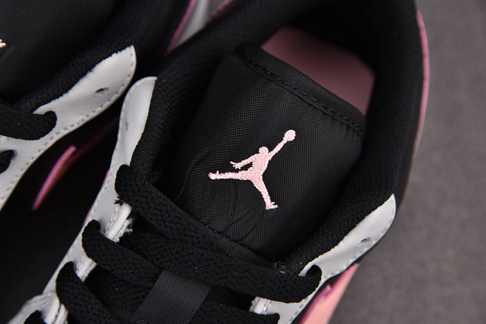 Jordan 1 Low Black Grey Pink 553558-062