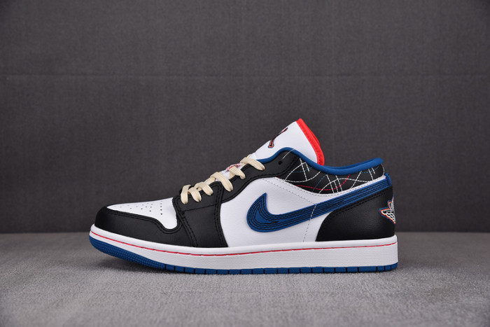 Air Jordan 1 Low SE ''Industrial Blue Sashiko'' FV3622-141