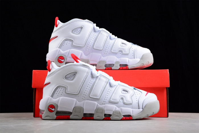 NIKE AIR MORE UPTEMPO WHITE RED DX8965-100
