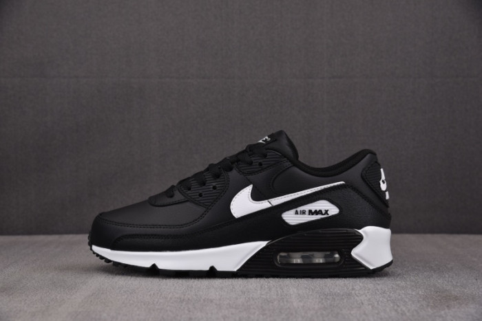Air Max 90 Leather GS ''Black White'' CD6864-029