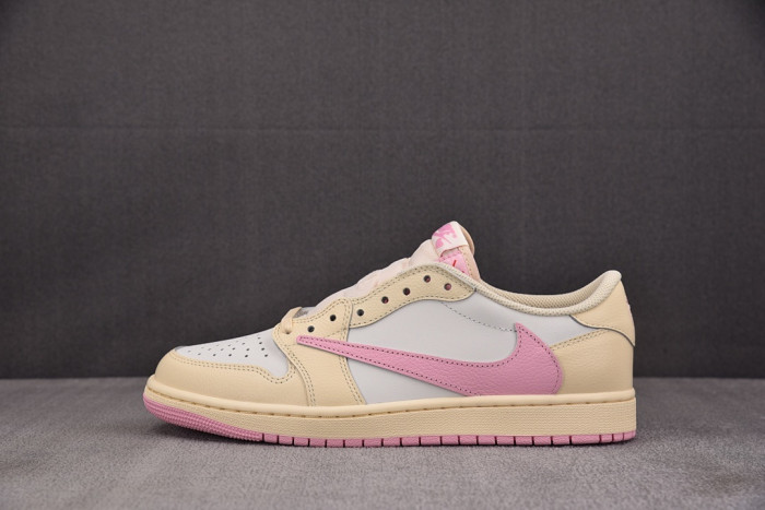 Travis Scott x Air Jordan 1 Low OG ''Shy Pink'' IQ7604-100