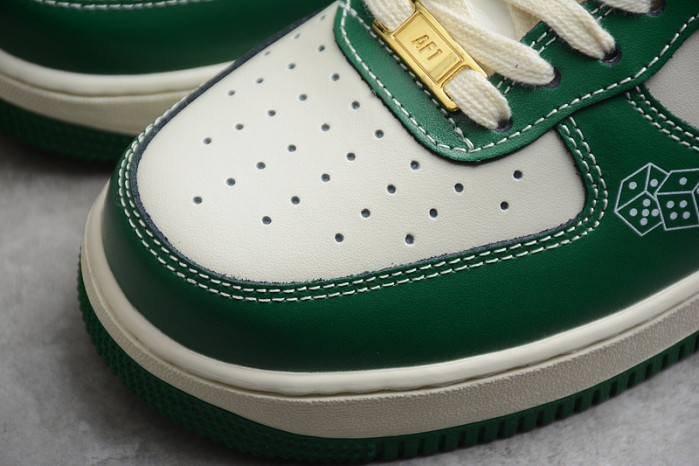 Nike Air Force 1 07 Low Sparrow White Green Solar Red CW2288-666