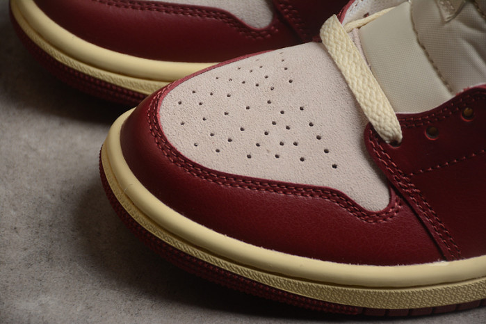 Jordan 1 Mid SE Tiki Leaf Team Red (Women