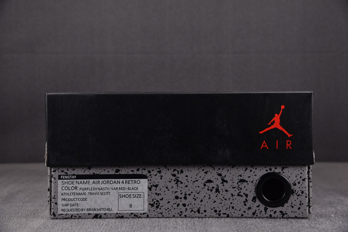 Travis Scott x Air Jordan 4 Retro Purple
