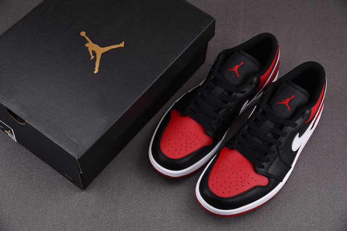 AIR JORDAN 1 LOW “ALTERNATE BRED TOE” 553558-066