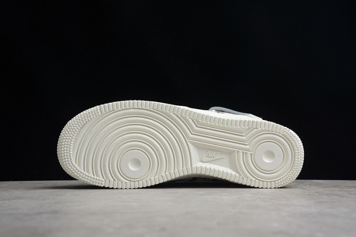 Kaws x Nike Air Force 1 07 Mid White Blue Black CW2308-211