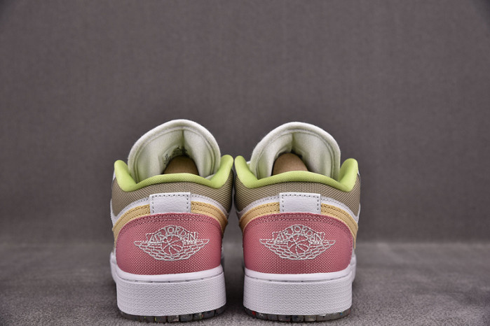 Jordan 1 Low Pastel Grind Vivid Green (GS) DJ0341-100
