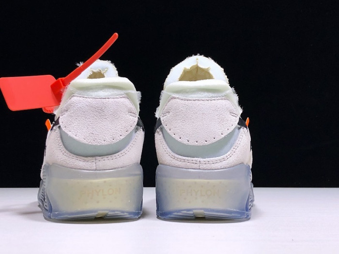 OFW x Nike Air Max 90 Sail Muslin Virgil Abloh AA7293-100