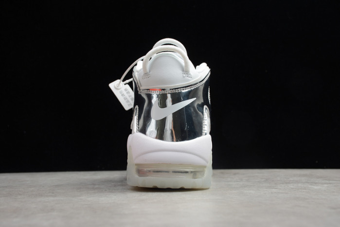 nike air more uptempo white Ch*0me blue tint 917593-100