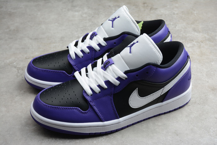 AIR JORDAN 1 LOW COURT PURPLE BLACK 553558-501