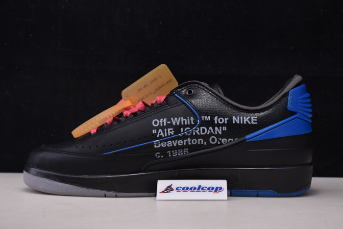 AIR Jordan 2 Retro Low SP OFW Black Blue DJ4375-004