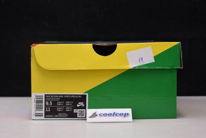 Nike SB Dunk High WHITE/MIDNIGHT NAVY-GREEN-VOLT DH0953-400