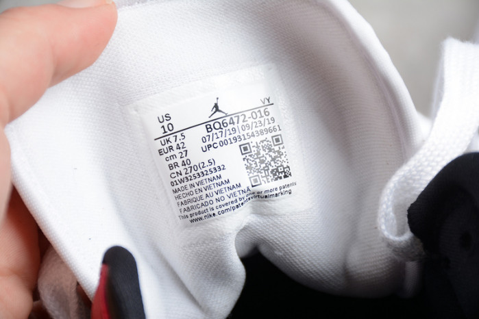 Air Jordan 1 Mid black noble red BQ6472-016