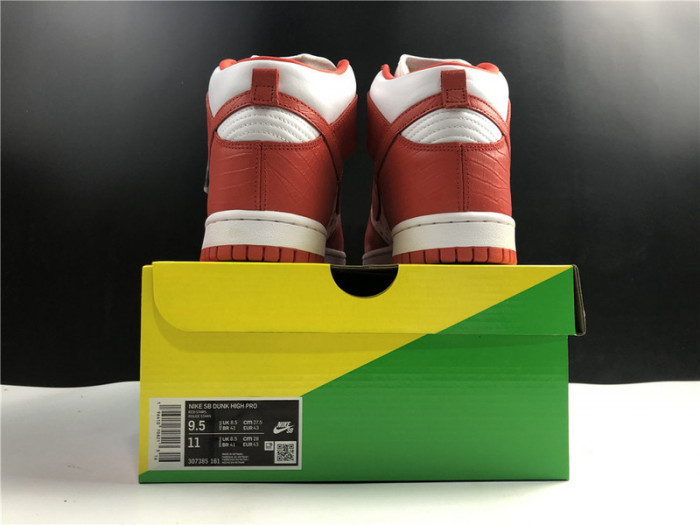 nike dunk high pro sb S*p*e red stars 307385-161