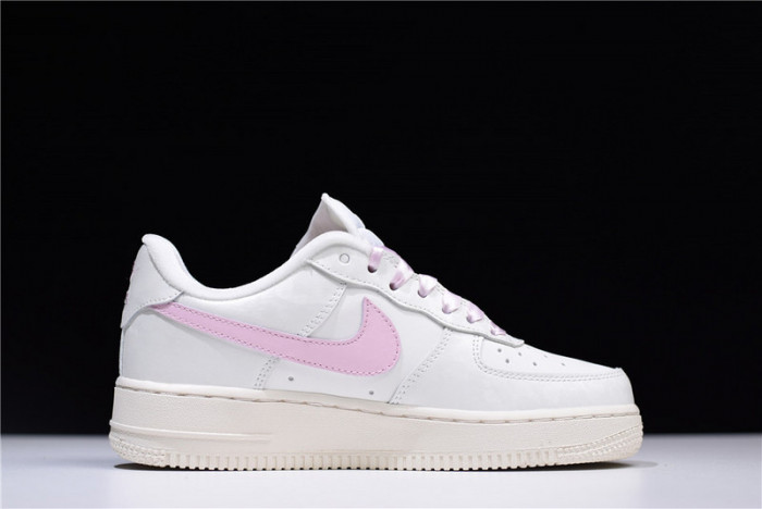 Nike Air Force One 1 Low Sail Artic Pink Satin GS Womens 314219-130