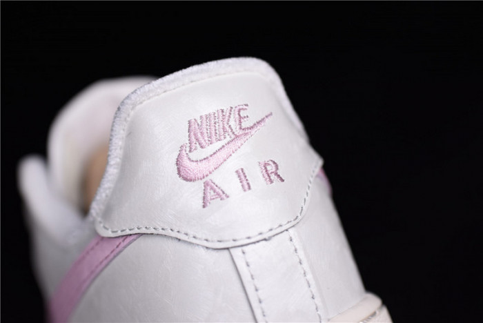 Nike Air Force One 1 Low Sail Artic Pink Satin GS Womens 314219-130